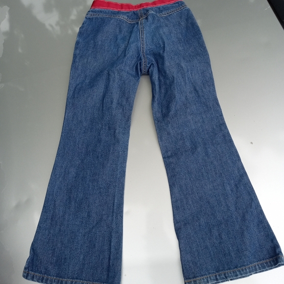 Little Girl Flair Leg Embroidered Jeans - Picture 3 of 5